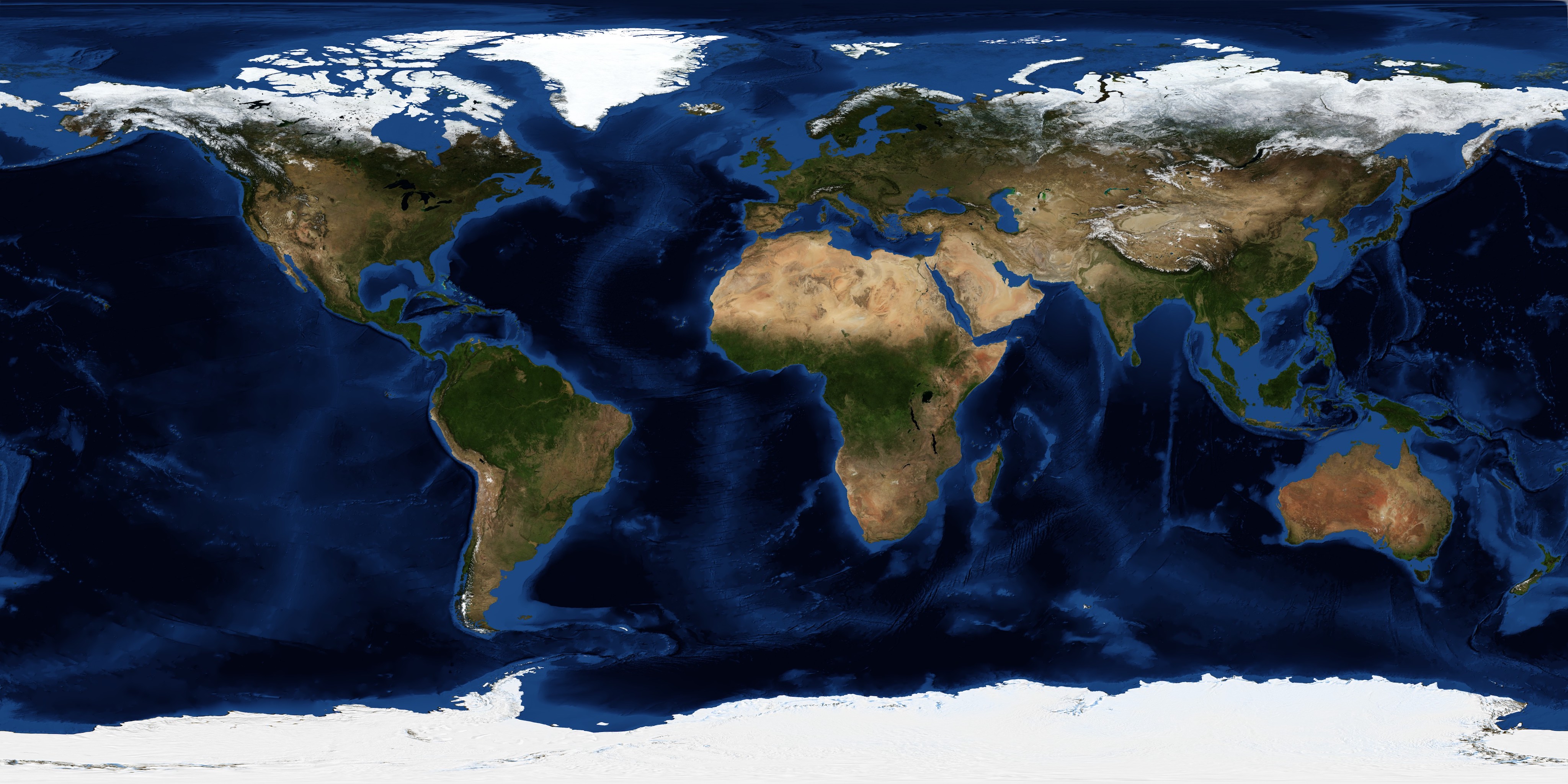 NASA weather dashboard — global data view